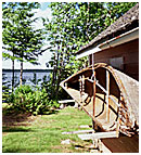 Maine family canoe camp