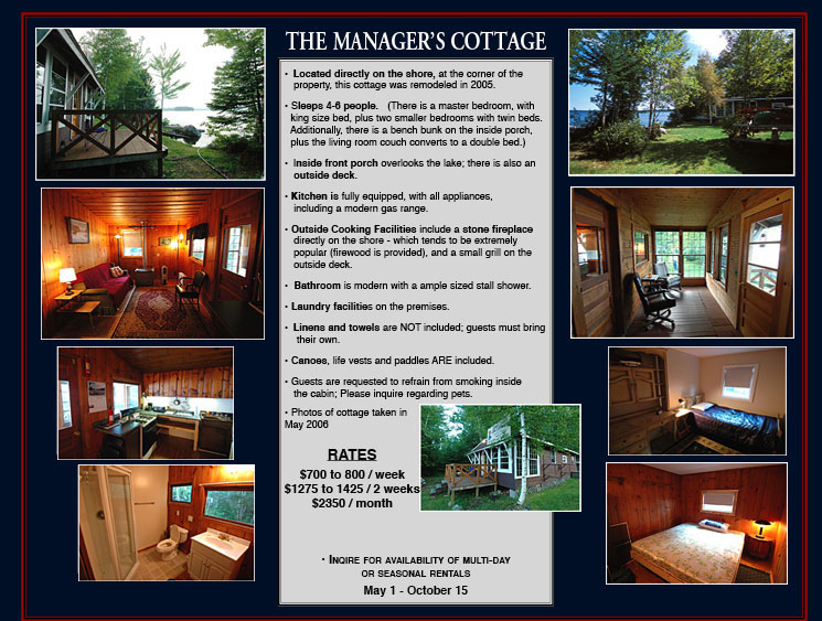 classic Maine lake cottage for Rent