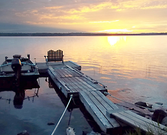 Cathance Lake, Floating Dock