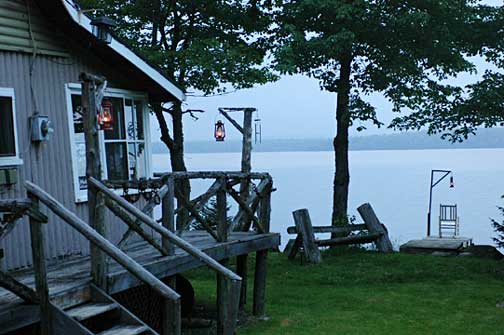 Cathance Lake Maine Lake Front Cottage Rental Canoe Base Camp