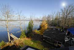 autumn view of the lake